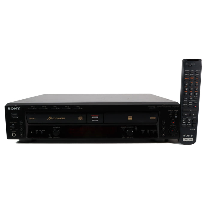 Sony RCD-W500C | Dual CD Recorder & Player, Refurbished