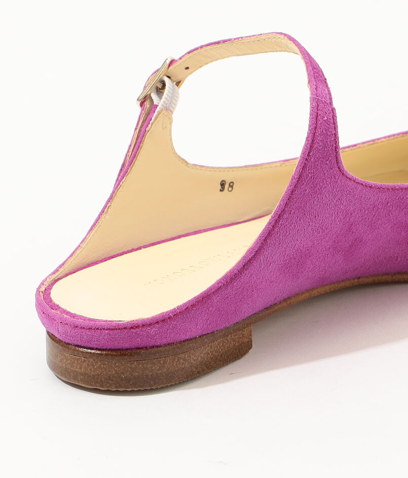 TOMORROWLAND スエード ポインテッドフラットミュール