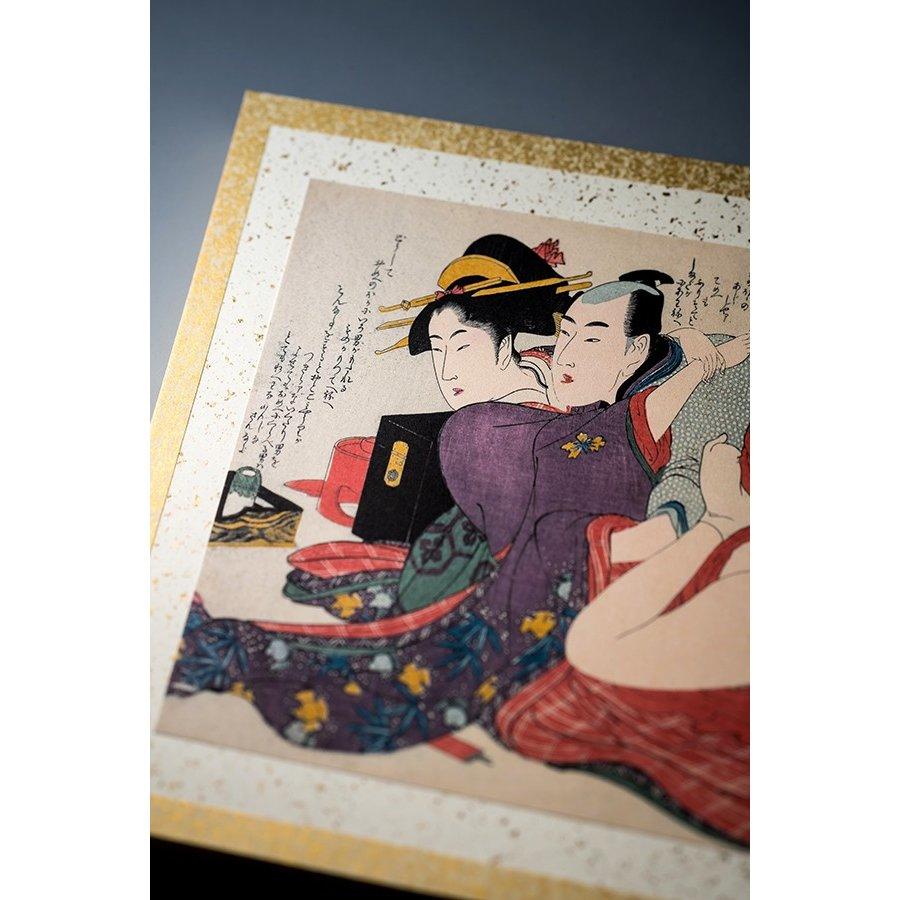 願ひの糸ぐち 喜多川歌麿 - 江戸当時の色へと復刻した豪華本「春画」本