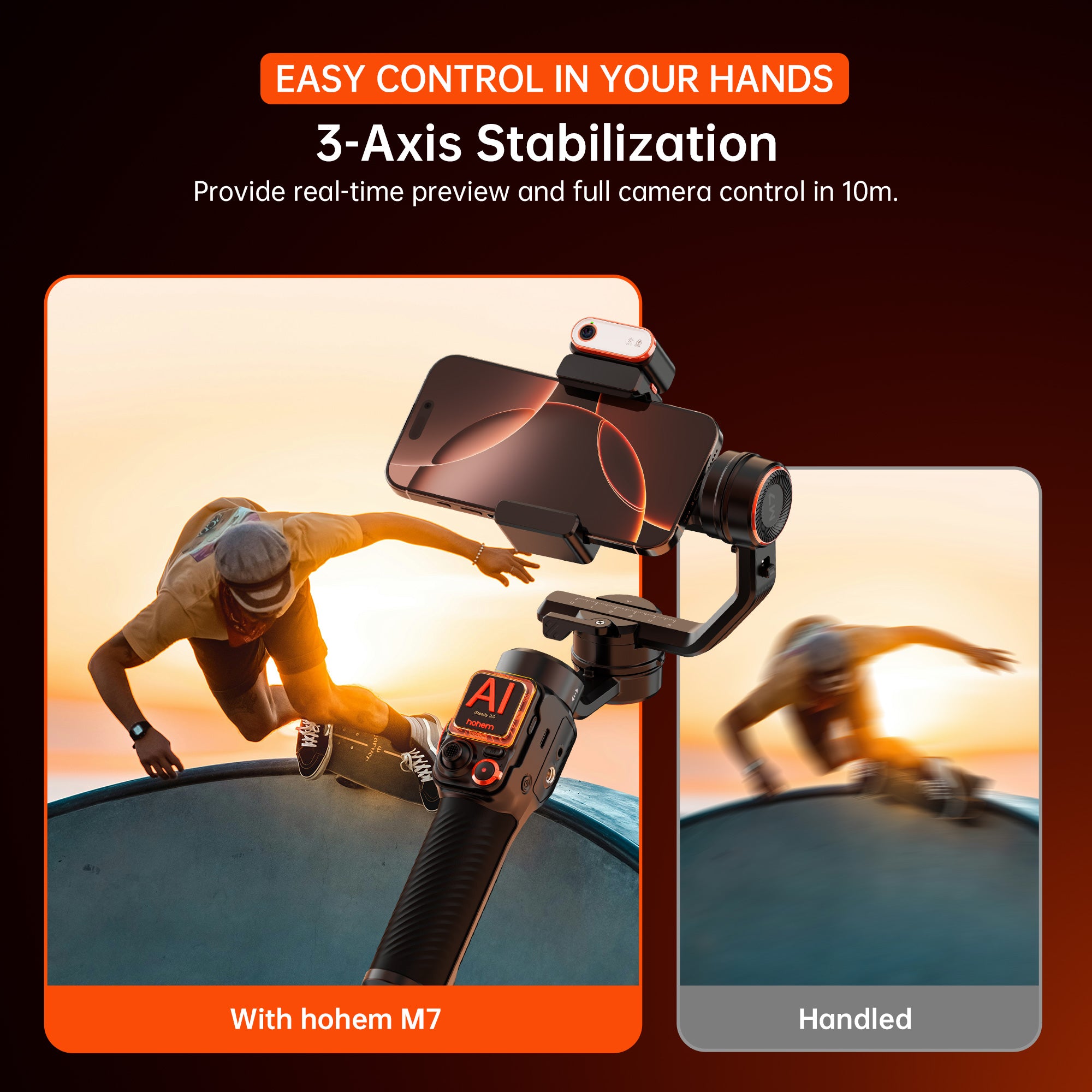 Hohem iSteady M7 phone gimbal Creator Kit