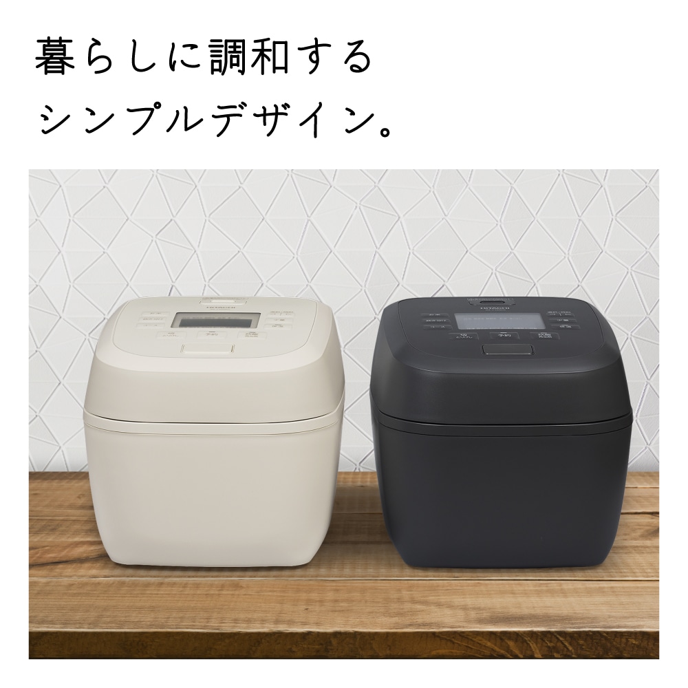 ジャー炊飯器（5.5合炊き）RZ-Y100HJ H(チャコールグレー): キッチン