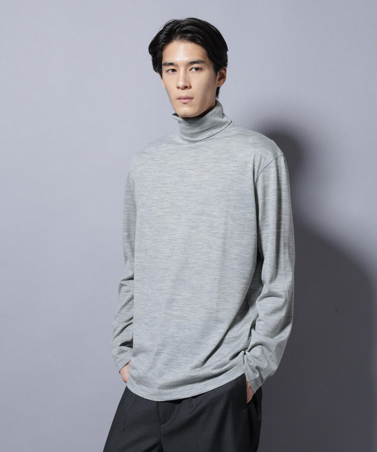 MIYATA×NANO JAPAN MADE 100%WOOL タートルネック