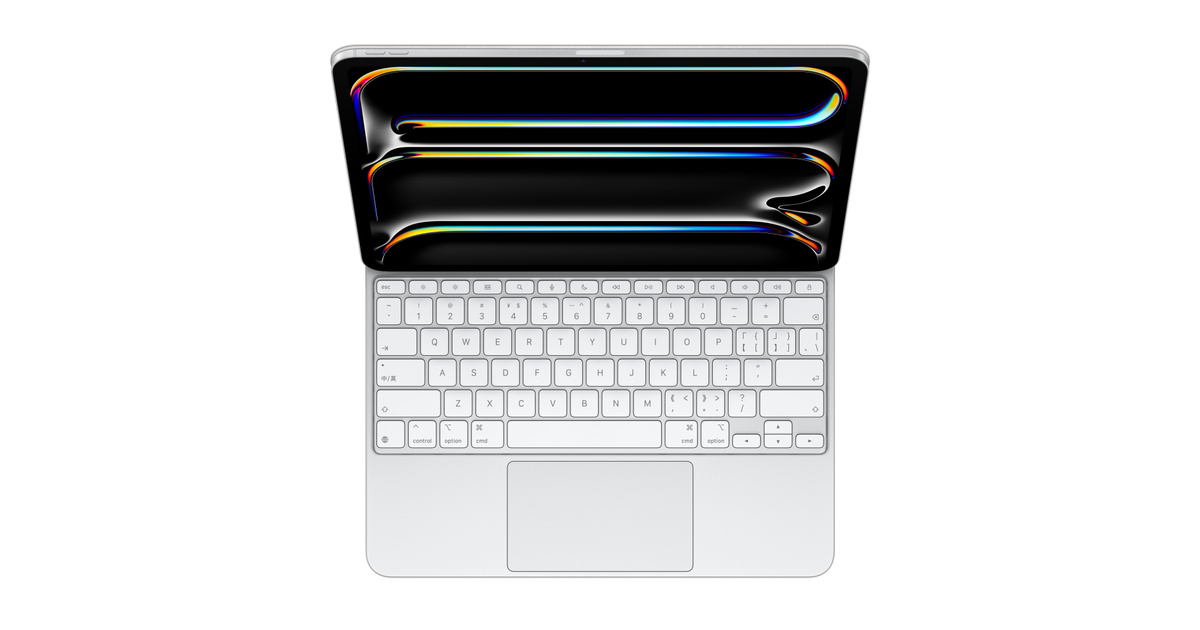 13インチiPad Pro（M5）用Magic Keyboard - 中国語（拼音）- ホワイト