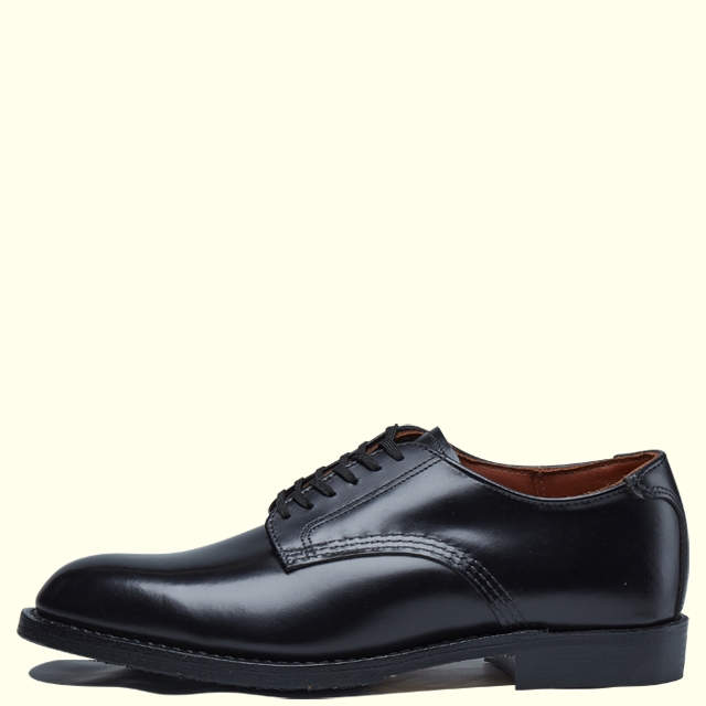REDWING MIL1 BLUCHER OXFORD 9087(D)(10(28.0cm) BLACK ESQUIRE): Red