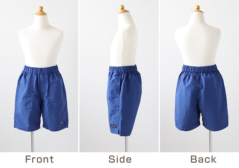 キッズ ハーフパンツ 水陸両用 ナイロン 子供 半ズボン 110cm～160cm