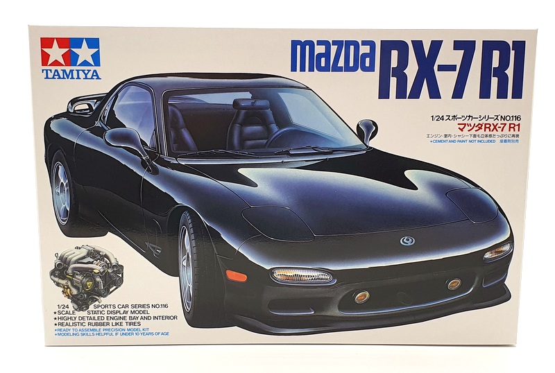 Tamiya 1/24 Scale Model Kit 24116 - Mazda RX-7 R1 | eBay