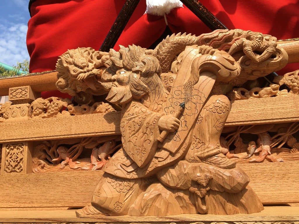 毛穴町新調だんじりについて（彫刻編） | ひろたみくん