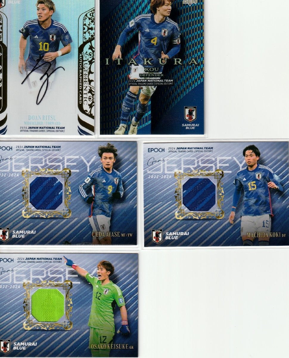 カートン開封結果/ヤフオク出品/EPOCH 2024 サッカー日本代表 SE