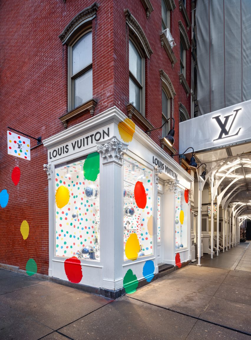 Louis Vuitton overhauls stores with Yayoi Kusama polkadots