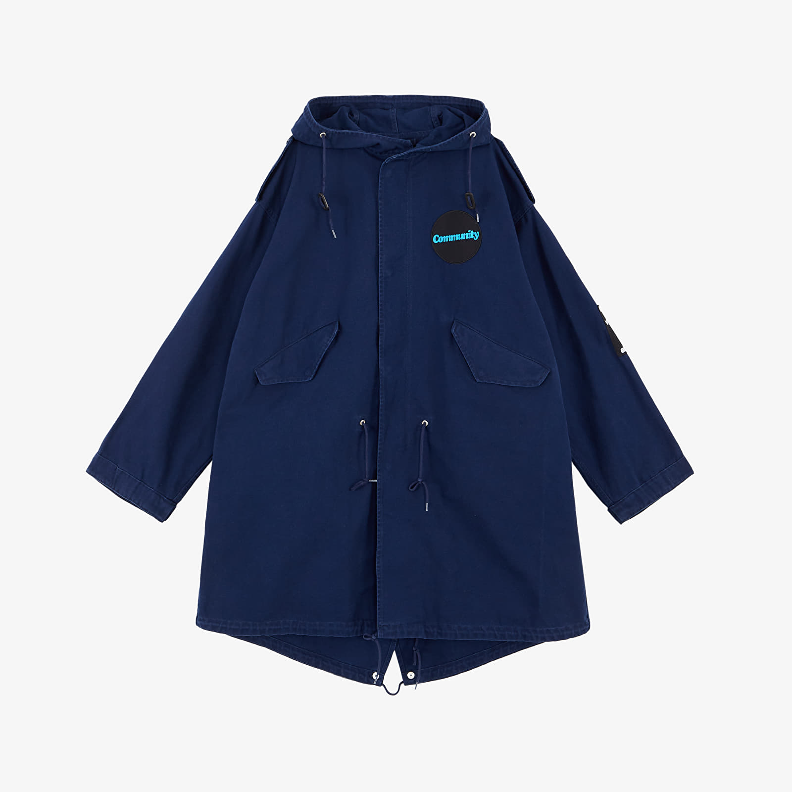 Jackets RAF SIMONS Medium Length Parka Navy (211-M710A-10080-0043