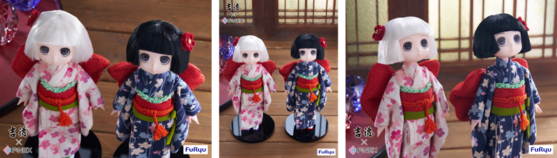 吉徳×F:NEX 一子 二子 -日本人形- 1/4スケールフィギュアセット