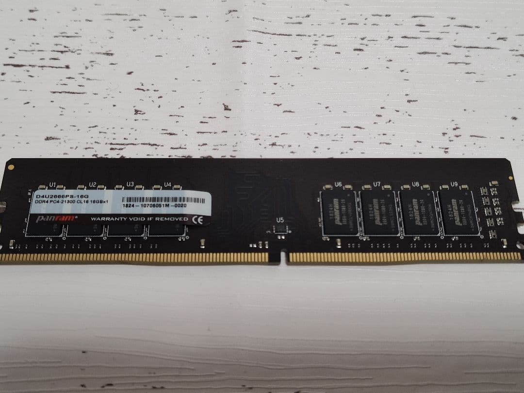 CFD Panram PC用 メモリ D4U2666PS-16G DDR4 D4U2666PS-16GC19 | CFD Panram DDR4-2666 デスクトップ用メモリ 16GB