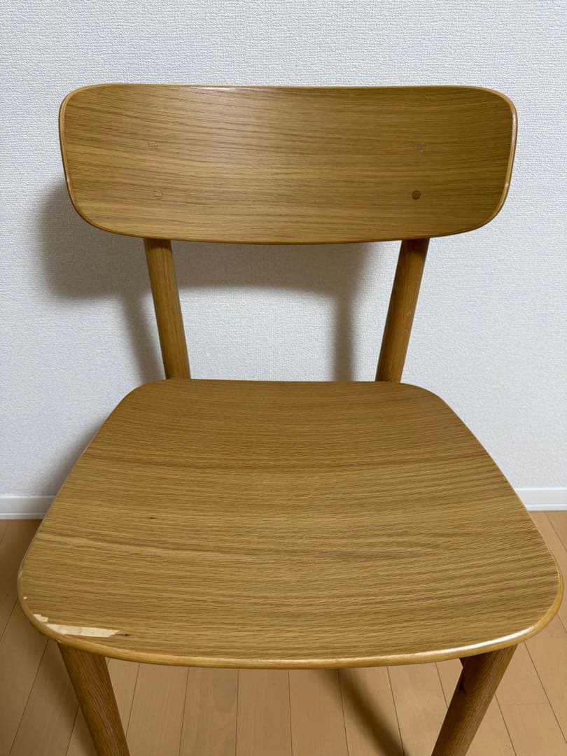 無印良品 ラウンドチェア・オーク材③ - メルカリ