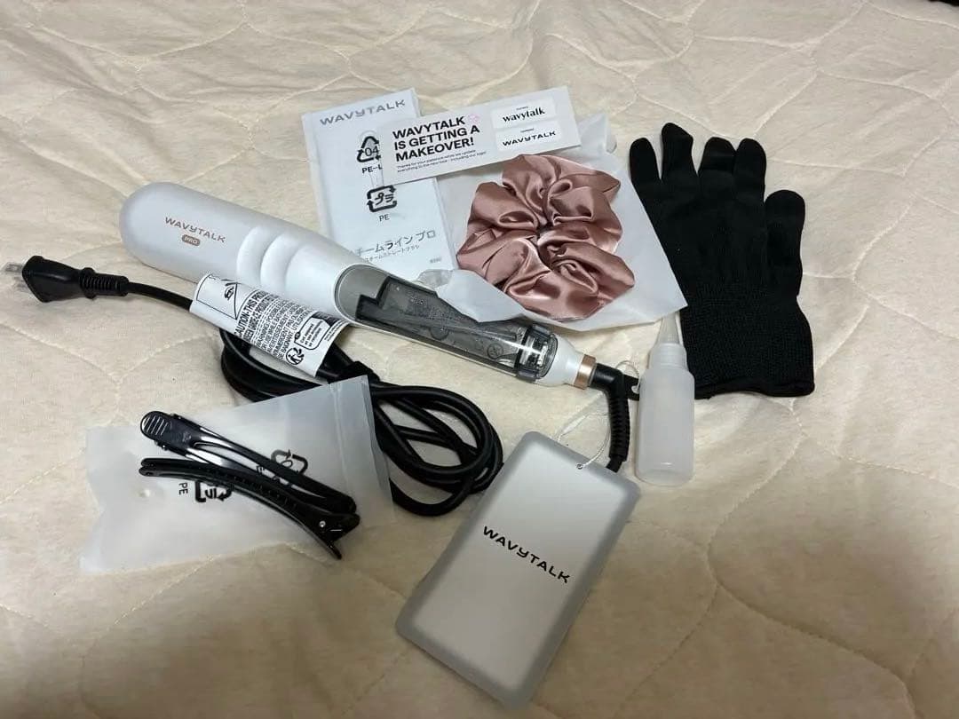 WAVYTALK ヘアアイロン ホワイト Steamline Pro – Wavytalk