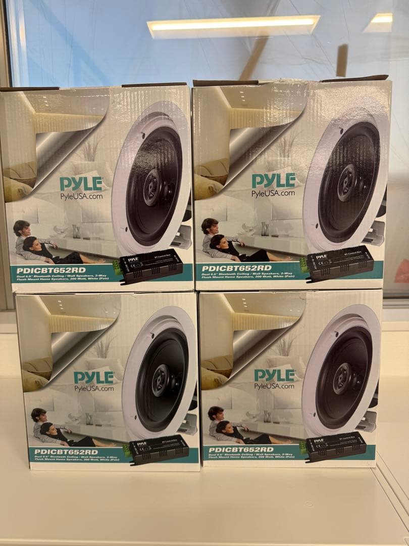 Pyle 壁・天井埋込式スピーカー Amazon | 【Pyle 壁・天井埋込式 2WAYマウントスピーカー 20cm (2個