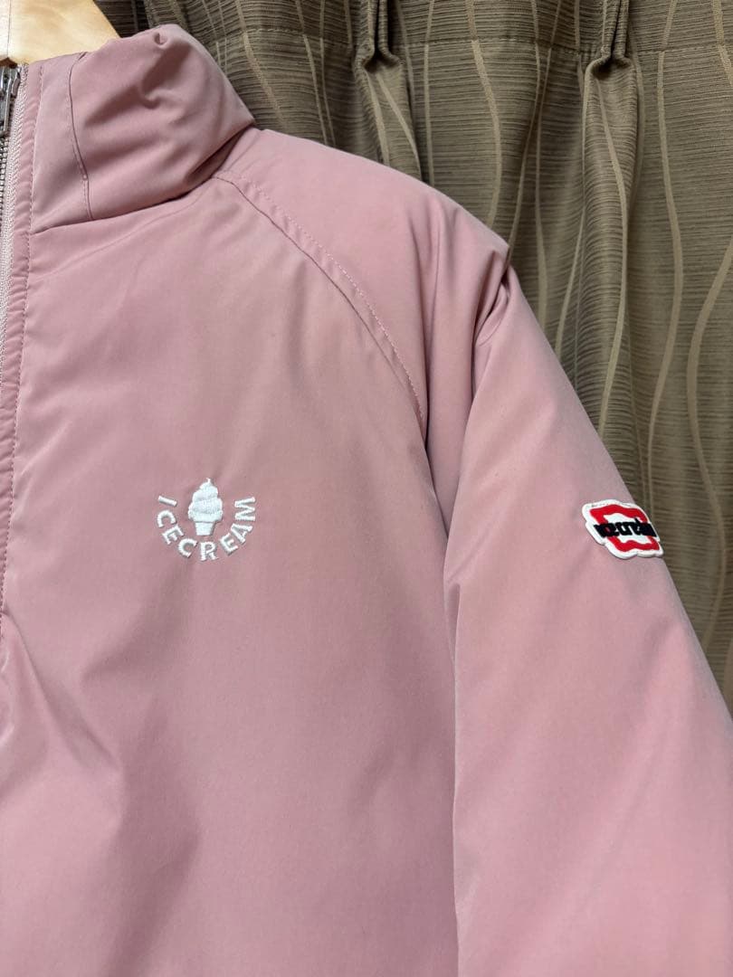 ICE CREAM ダウンジャケット ピンク - メルカリ