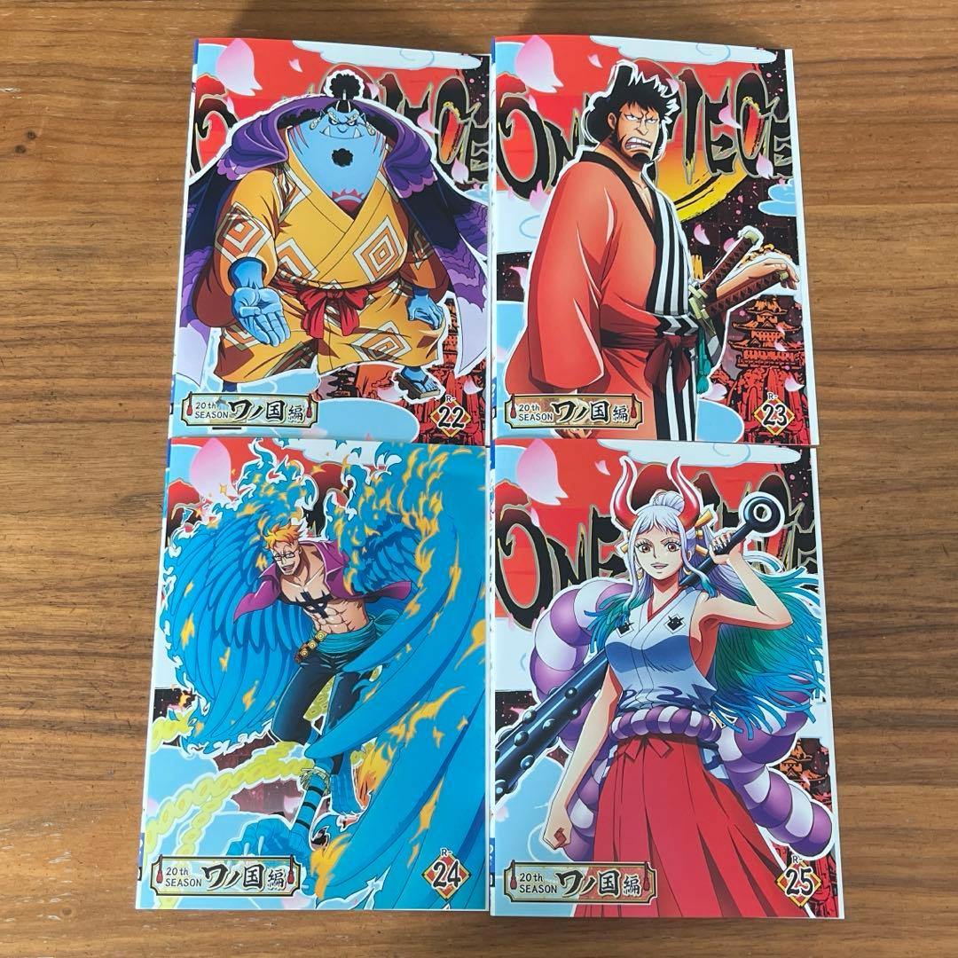ONE PIECE ワンピース ワノ国編 22巻〜29巻 DVD 8枚セット - メルカリ