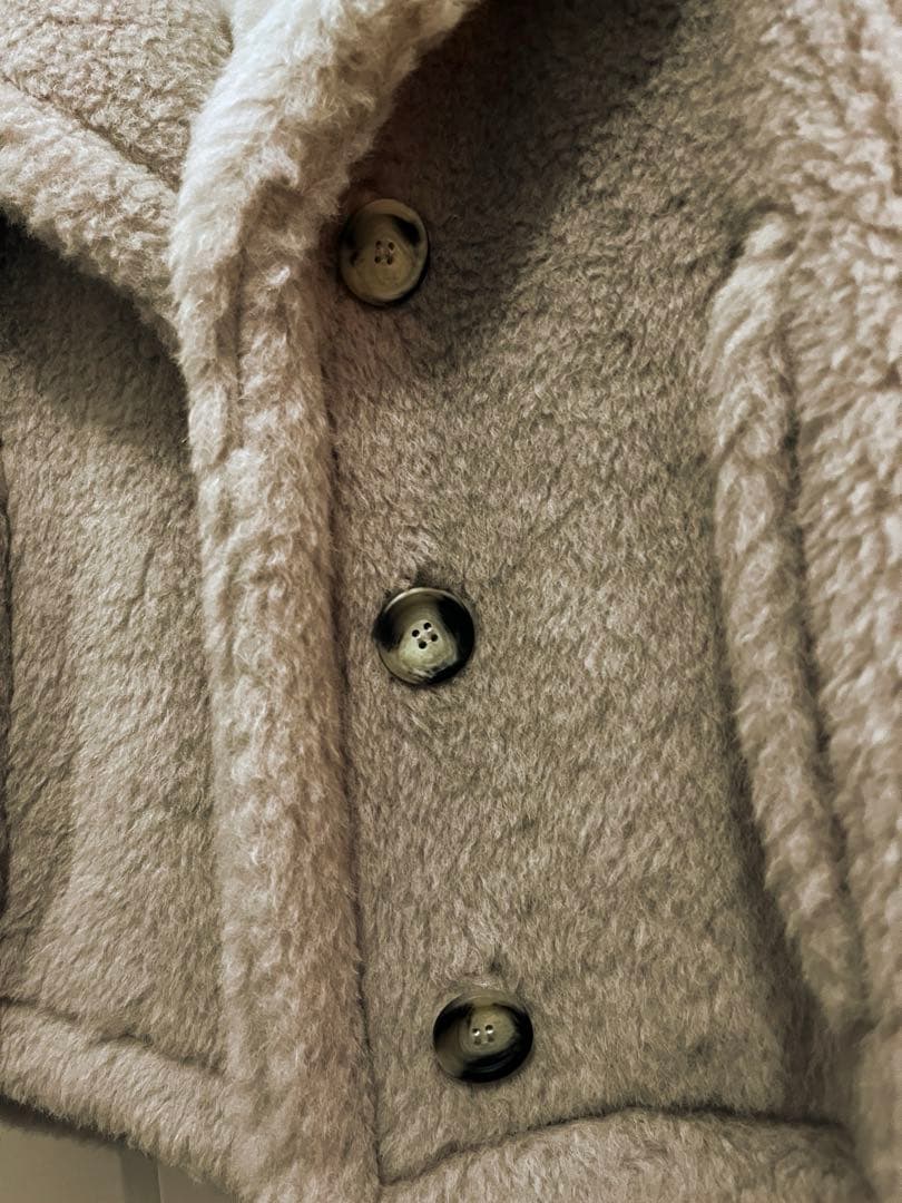 Max Maraテディベア ケープ サンドベージュSMマックスマーラ 新品未