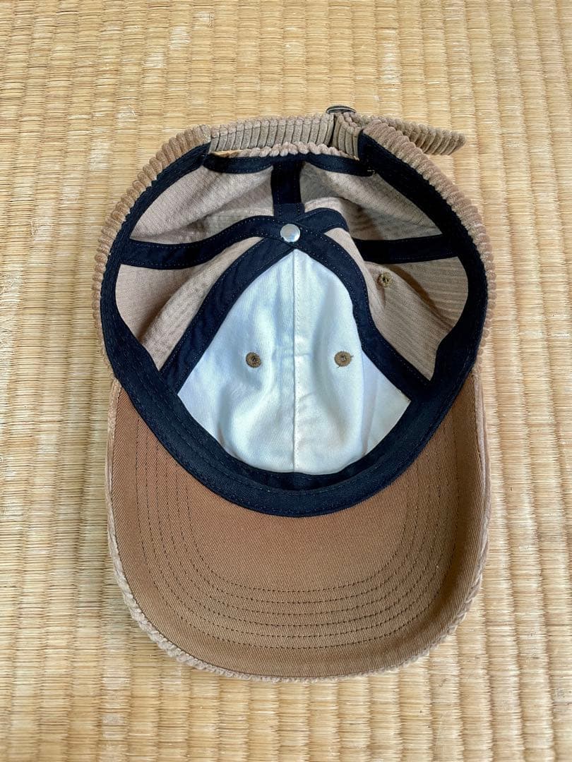 supreme シュプリーム cap キャップ ベージュ コーデュロイ 帽子