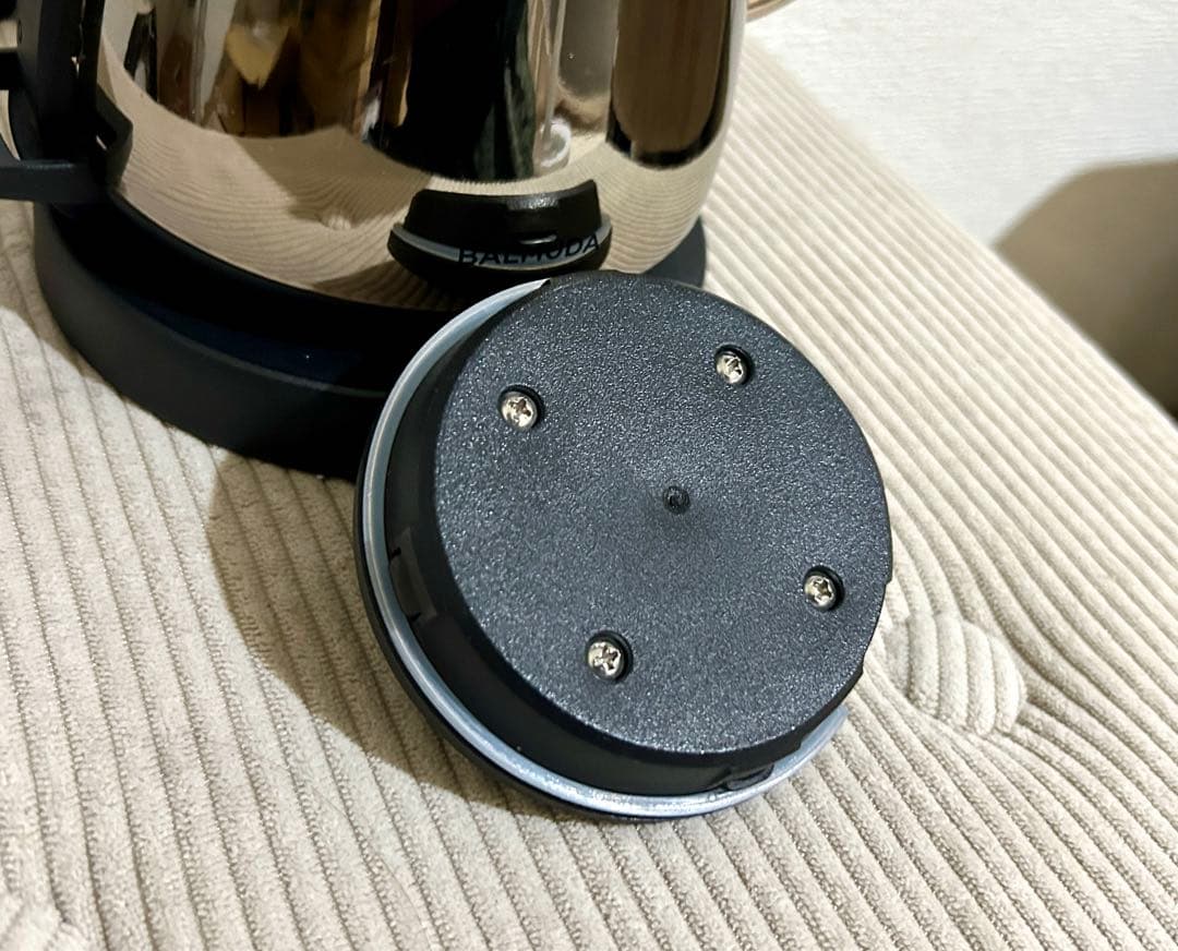 【BALMUDA】バルミューダ 電気ケトル クローム 0.6L 中古品 動作品