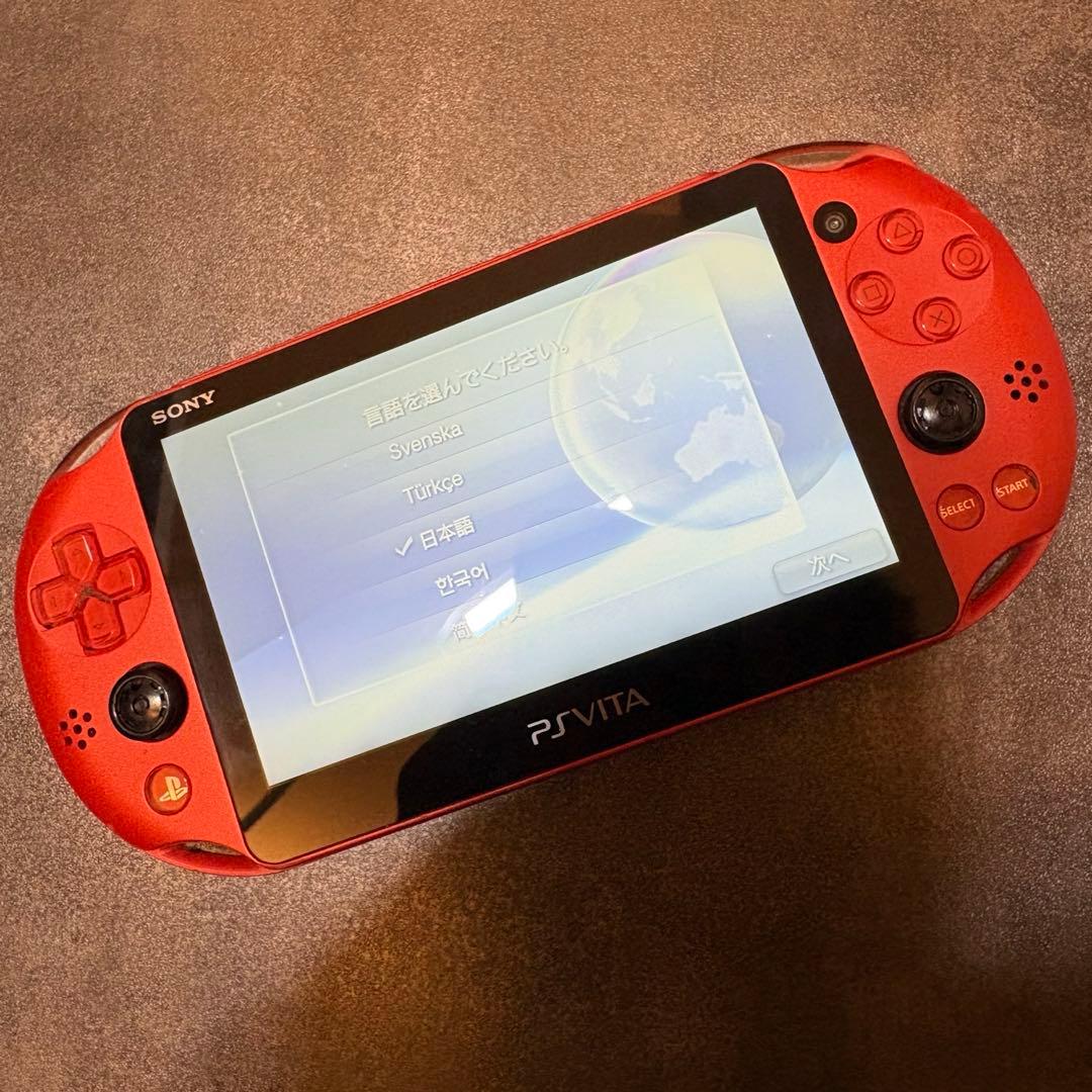 動作確認済み】PSVita PCH-2000本体 ネオンオレンジ - メルカリ