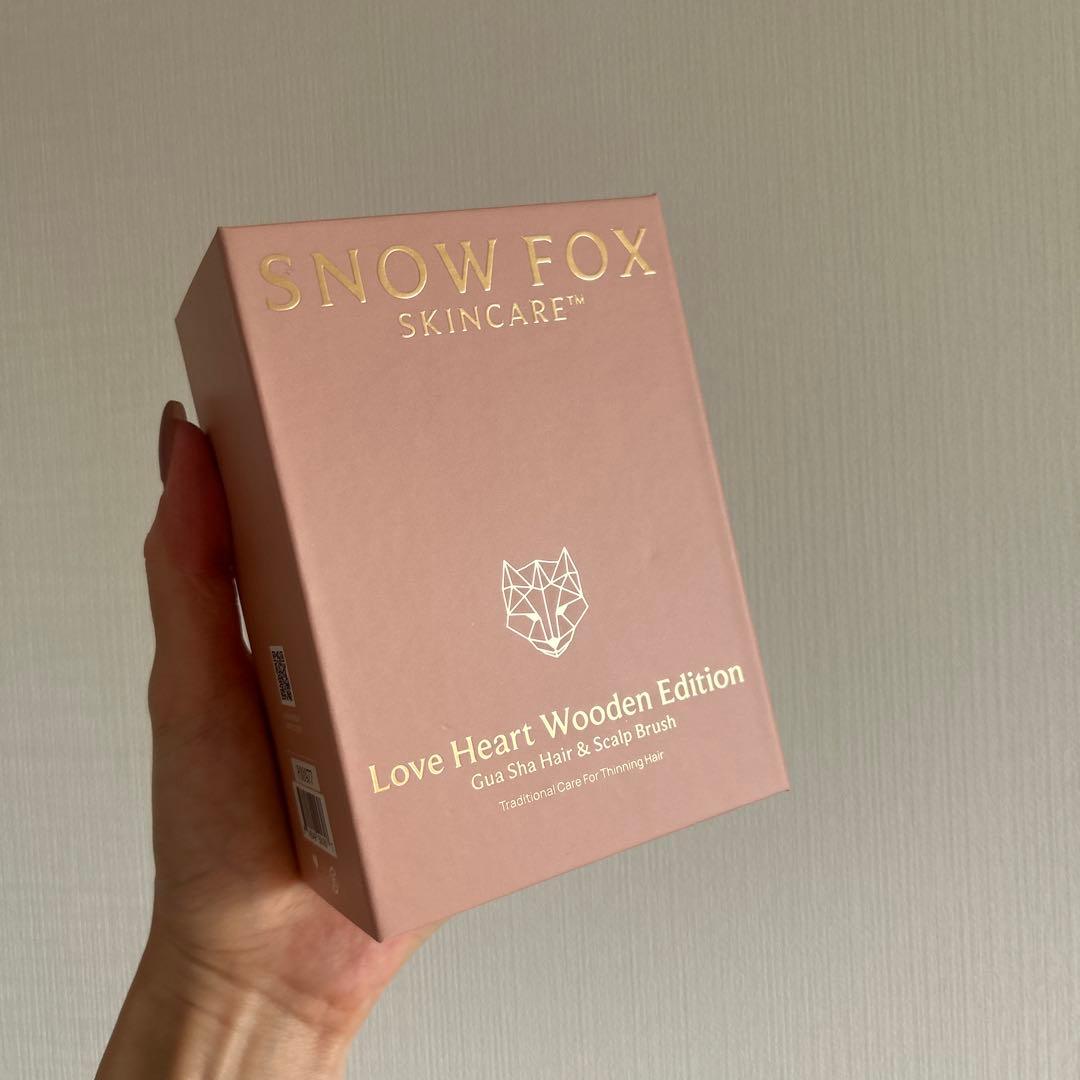 値下げ中【新品未開封】プレミアムFOX カッサ ウッド ミニハート ヘアブラシ プレミアム FOX カッサ ウッド ミニハート ヘアブラシSNOW FOX