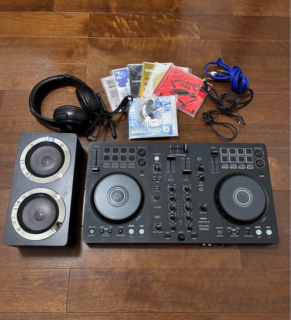 【すぐに遊べる!!】Pioneer DDJ-FLX4 DJコントローラー DDJ-FLX4-W - マルチアプリ対応2ch DJコントローラー (White)