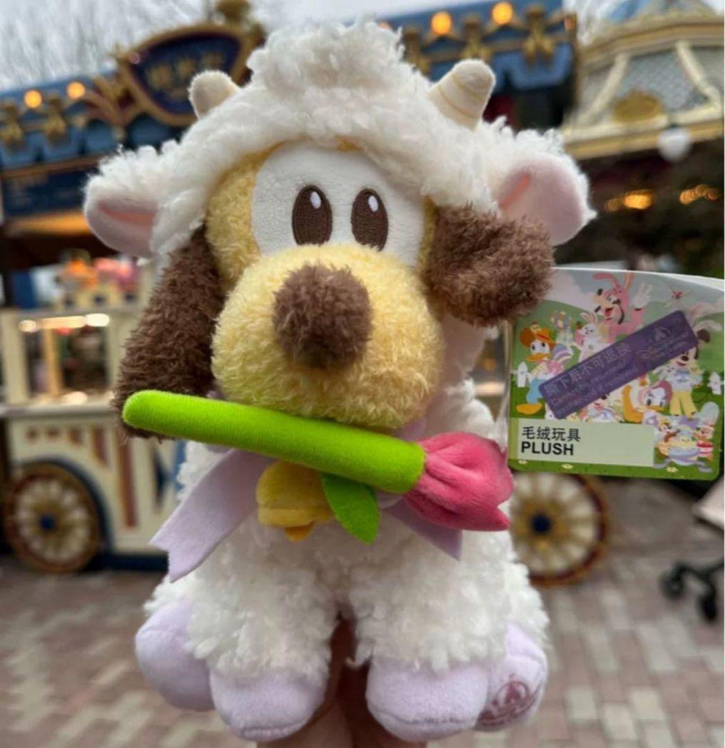 上海ディズニー プルート ぬいぐるみ イースター 羊 - メルカリ