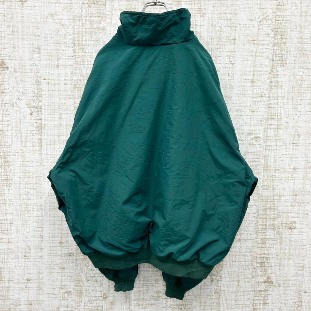 HS14《90s》エルエルビーン　ナイロンジャケット　内フリース　ワンポイント