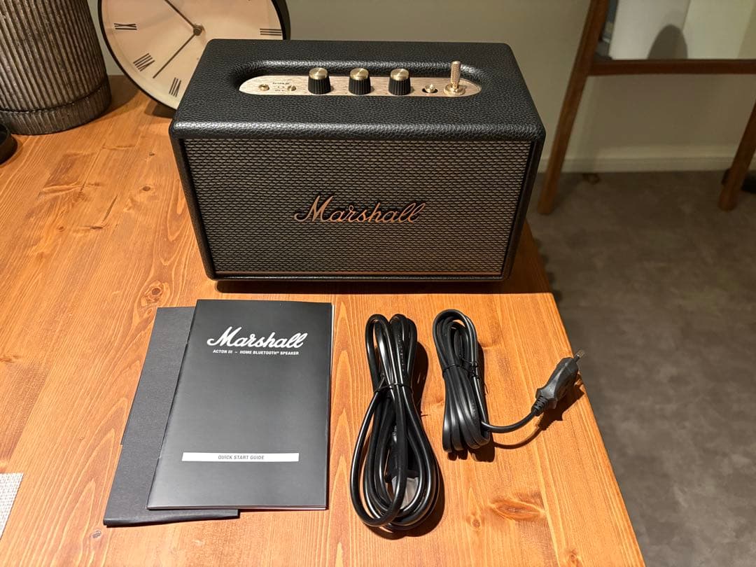 【新品】Marshall Acton III ワイヤレススピーカー Marshall ACTON III / マーシャル アクトン 3 ワイヤレススピーカー