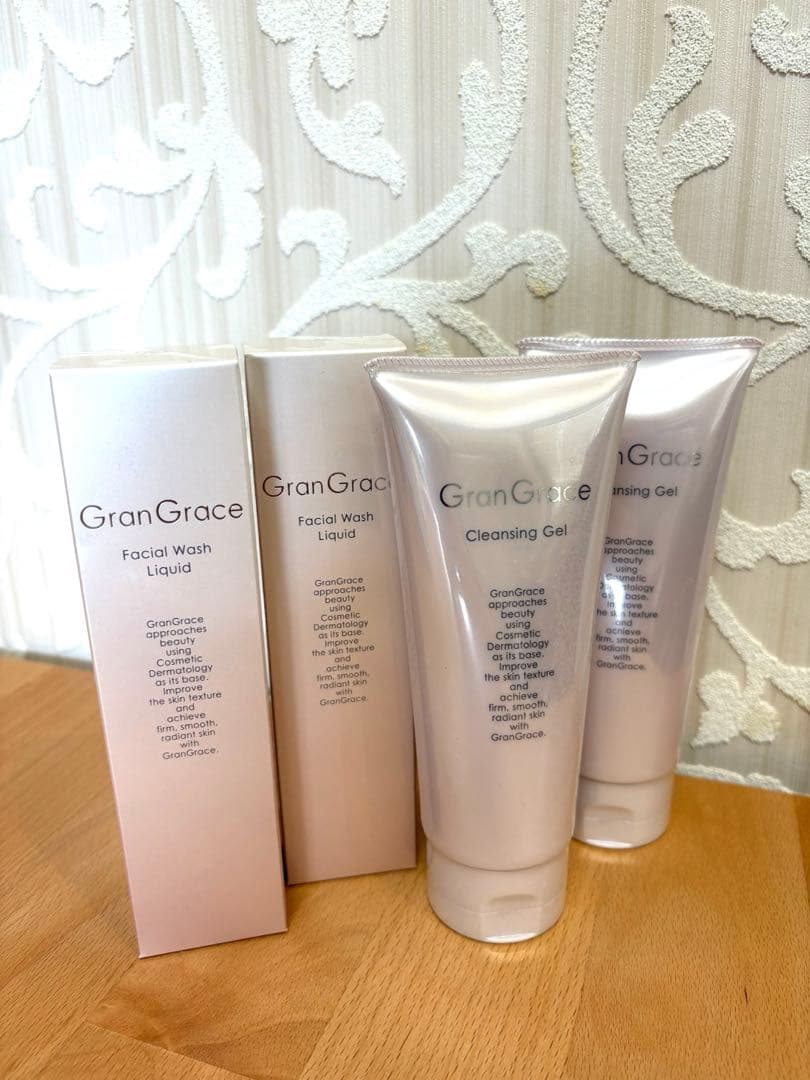 GranGrace クレンジングジェル & 洗顔料 4本セット ジェル洗顔料 アクア ジェントルクレンジングジェル｜ロベクチン日本