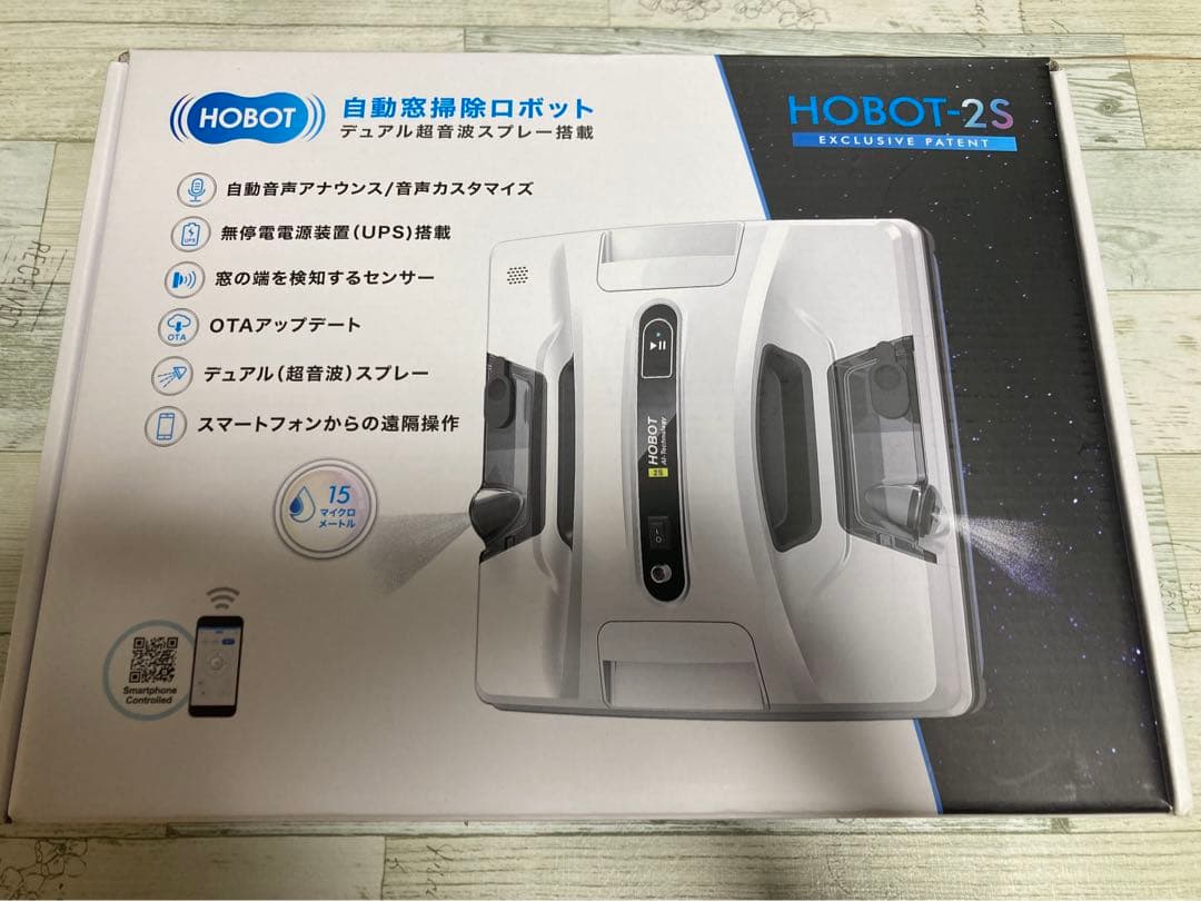 HOBOT-2S 自動窓掃除ロボット 本体 レンタル] ホボット 窓掃除ロボット HOBOT-2S - Rentio[レンティオ]