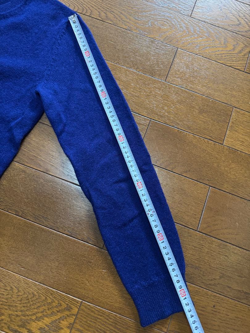 PRADA アルパカ クルーネックニット ブルー サイズ46 - メルカリ