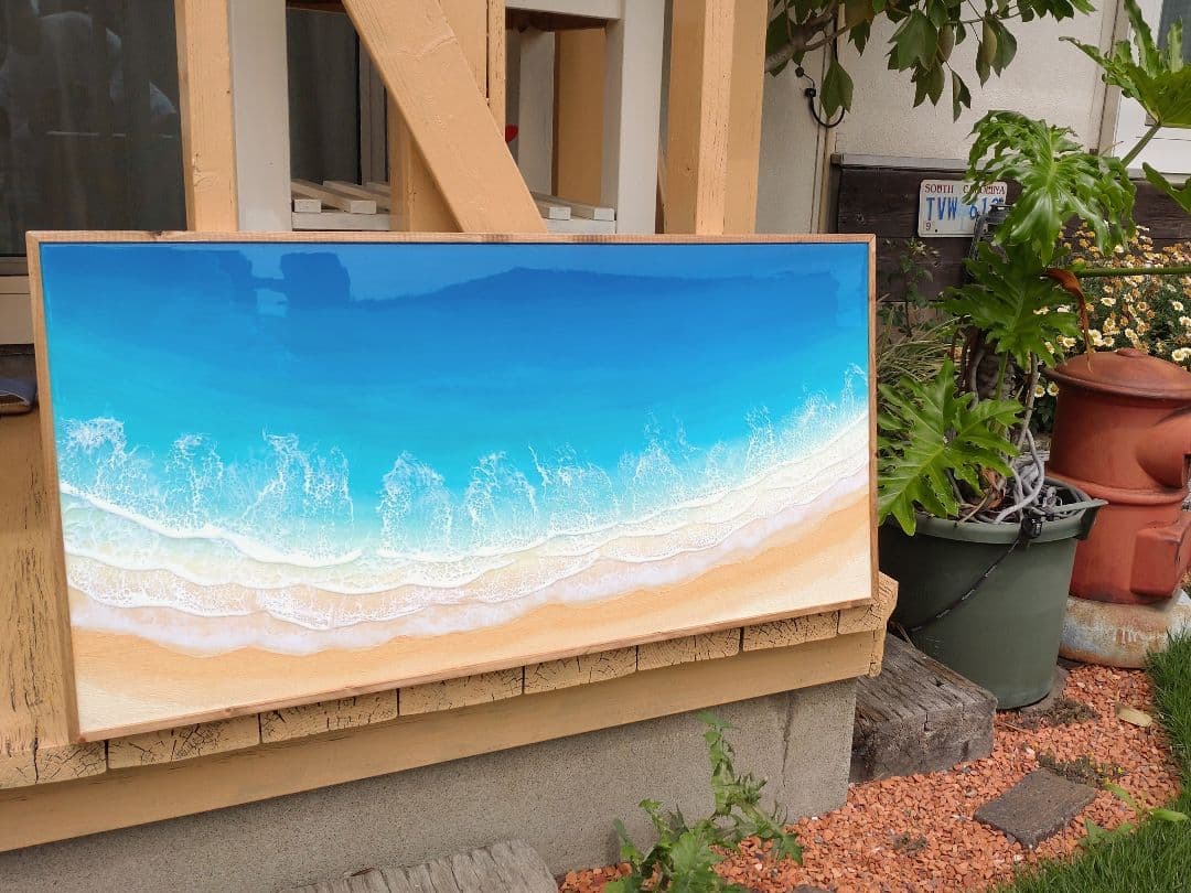 レジンアート(Okinawa Blue・Box type・920×470)