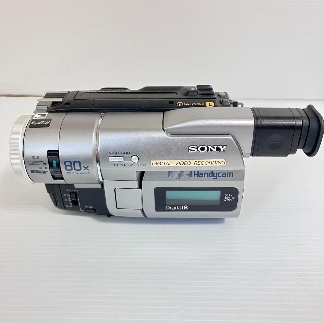 SONY DCR-TRV110 NTSC Hi8 ビデオカメラ 8mm Sony DCR-TRV110 Digital8 Hi8 8mm Video8 Camcorder VCR Player Video