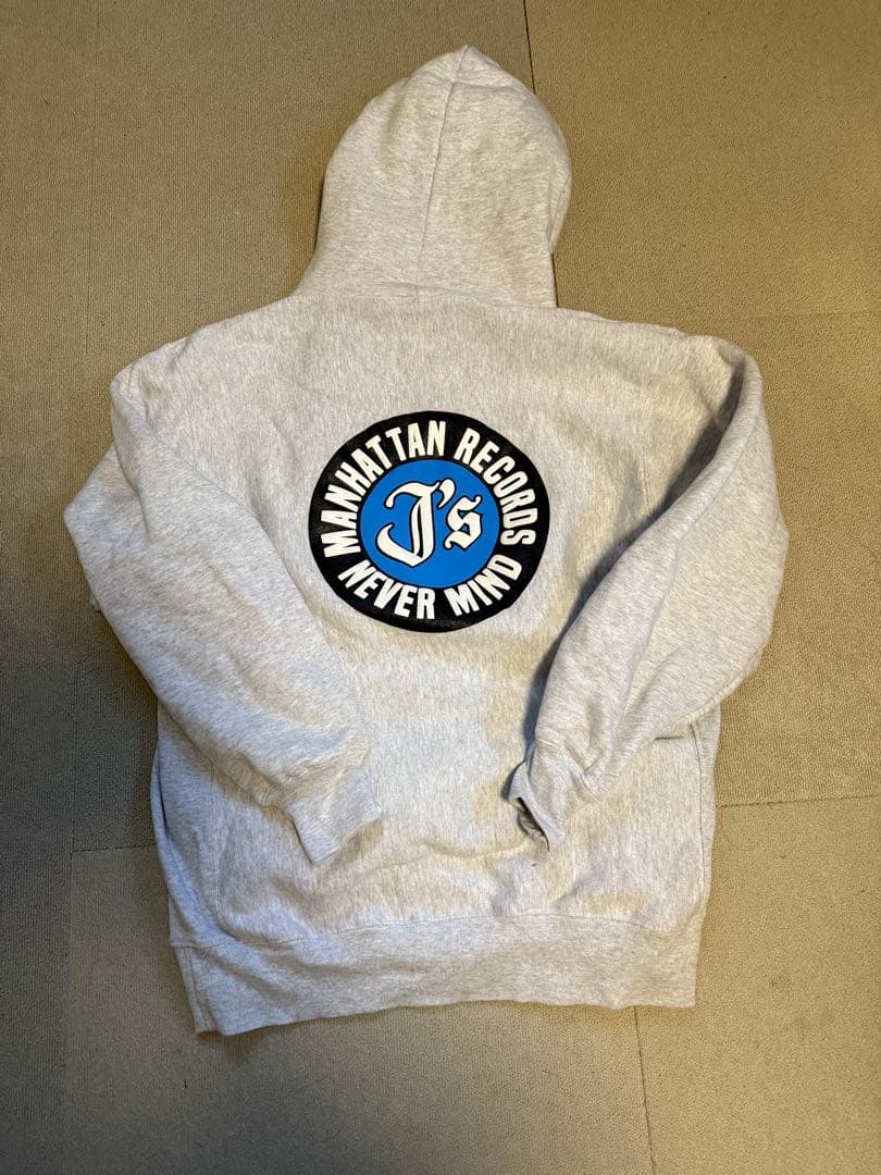 J's】JSF x Manhattan Records フード付きパーカー