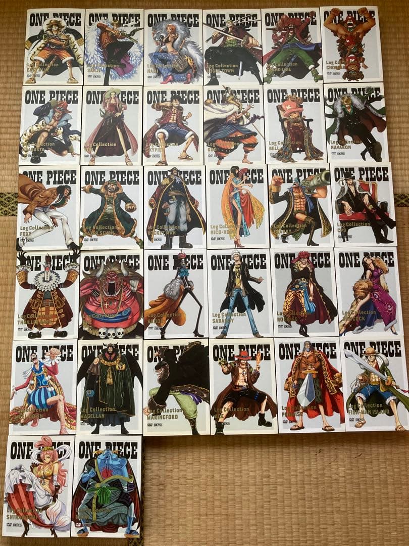 アニメ　ワンピース　ログコレクション　DVD 32巻セット アニメ ワンピース ログコレクション DVD 32巻セット