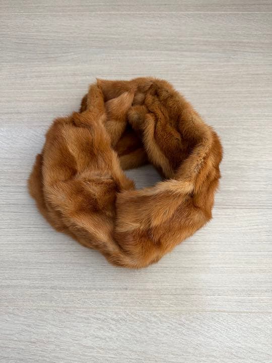 リアルファー スヌード リメイク 茶 ウィーゼル チャイナミンク リアルファー スヌード リメイク 茶 ウィーゼル チャイナミンク - メルカリ