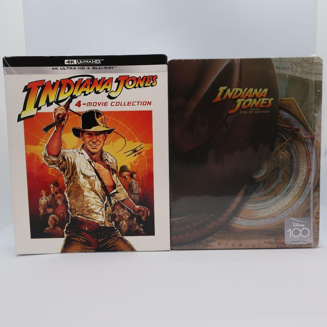 ◇インディ・ジョーンズ 4K BOX/運命のダイヤル スチールブックセット