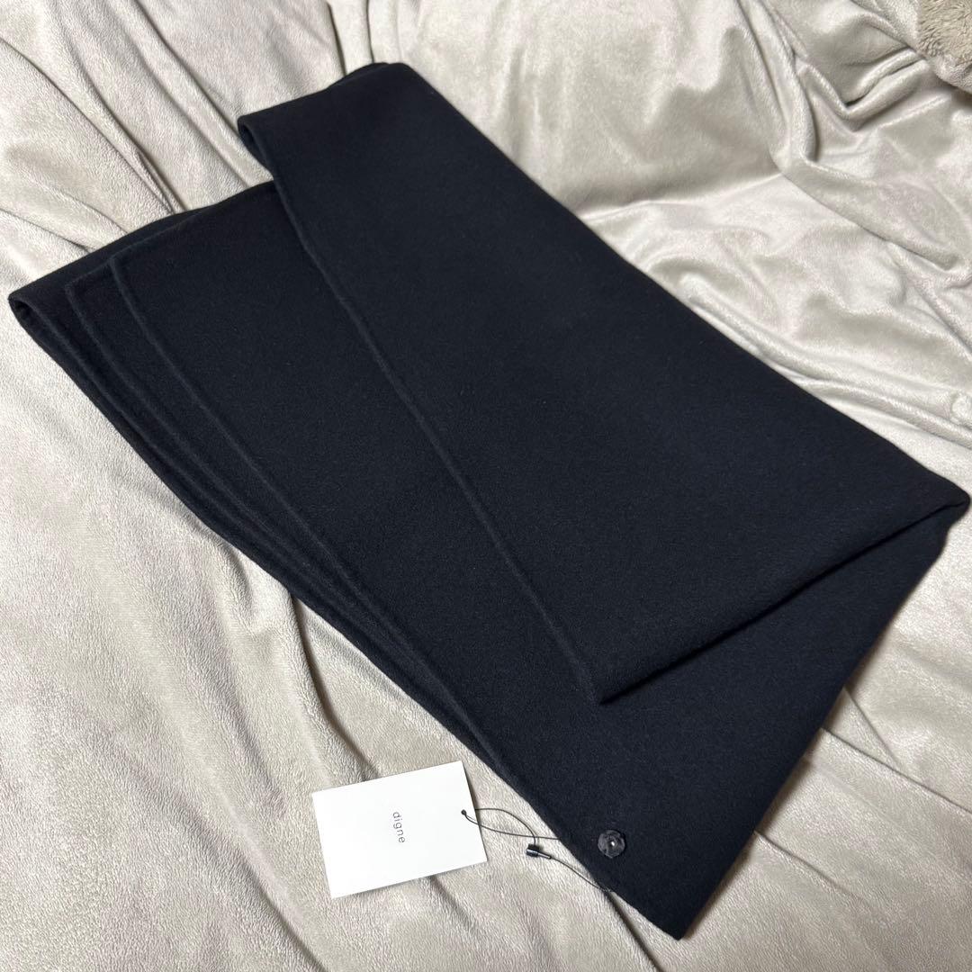 新品未使用タグ付き】digne throw shawl coat ブラック - メルカリ