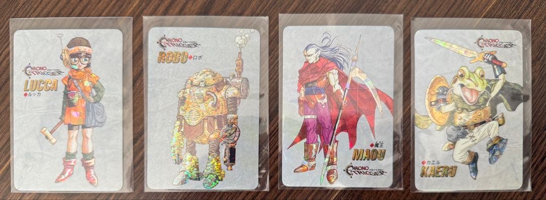 【非売品】クロノトリガー 予約特典キャラクターカードセット　プリズム仕様 非売品 予約特典 クロノトリガー シルバード プリズムカード - メルカリ