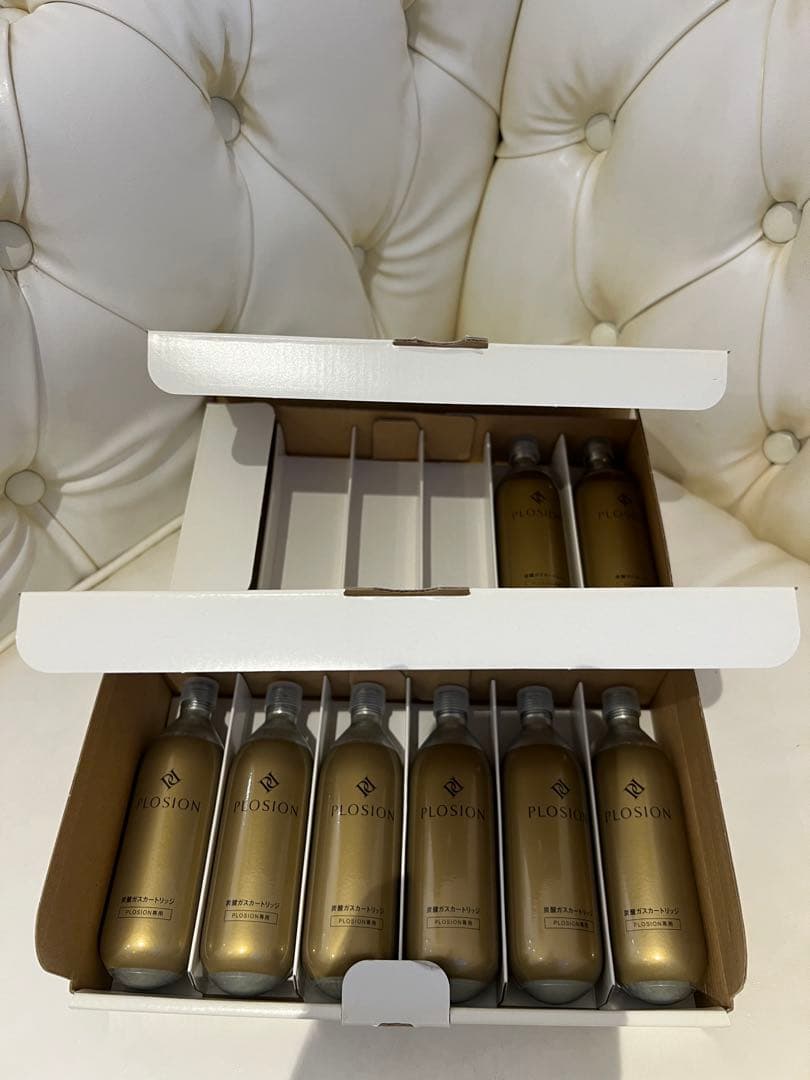 MTG プロージョン　炭酸ガス　8本 MTG プロージョン 炭酸ミストユニット 専用ガス カートリッジ 6本