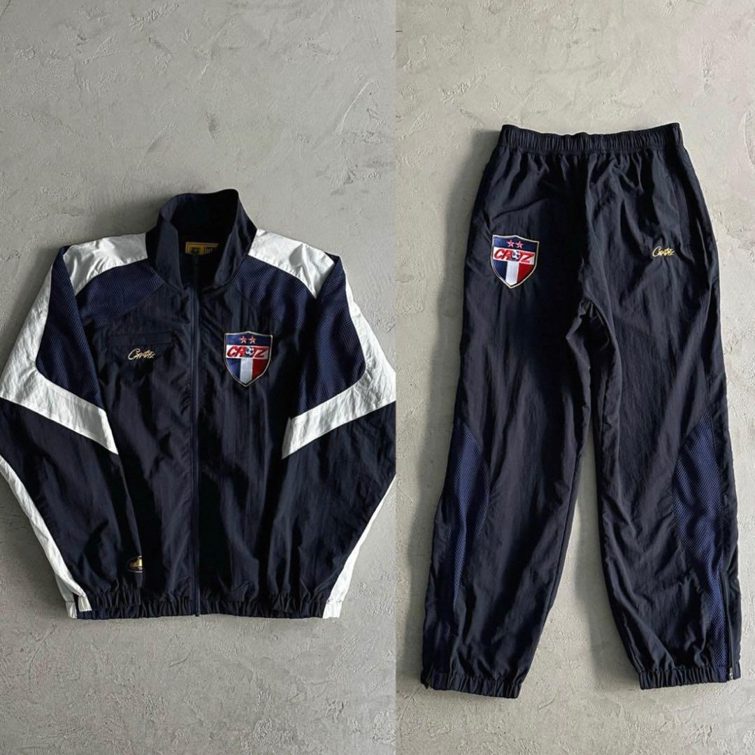 Corteiz ナイロンセットアップ Centralcee着用 - メルカリ