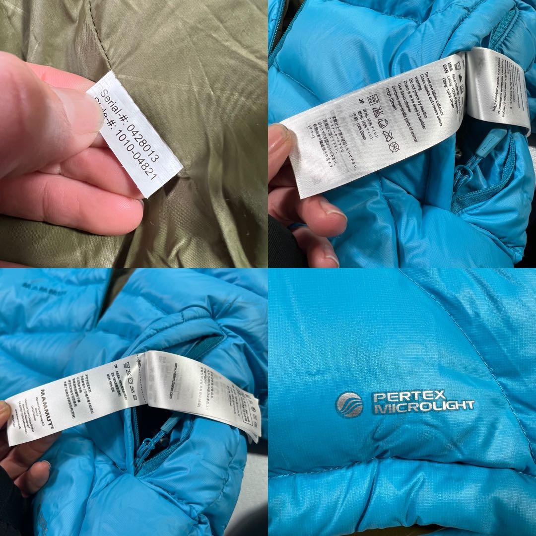 00s mammut 短丈 down puffer jacket y2k 水色 - メルカリ