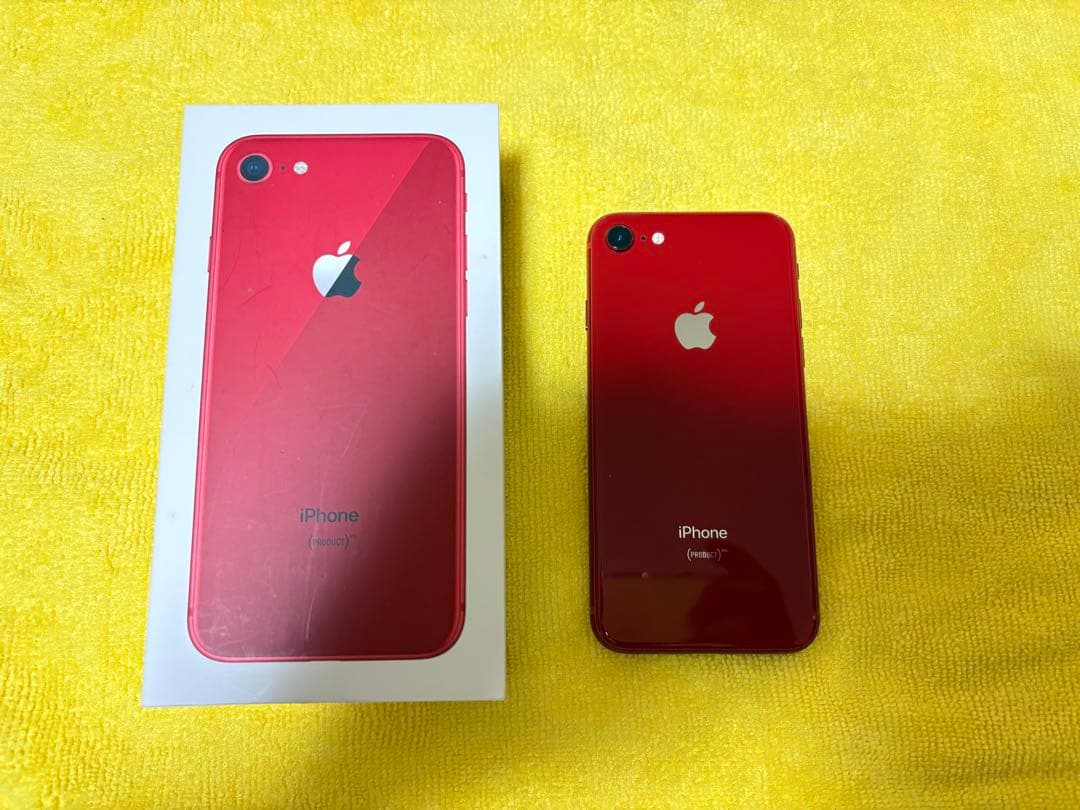 Apple iPhone8 RED 赤　64g 箱あり Apple、iPhone 8 および iPhone 8 Plus (PRODUCT)RED Special Edition