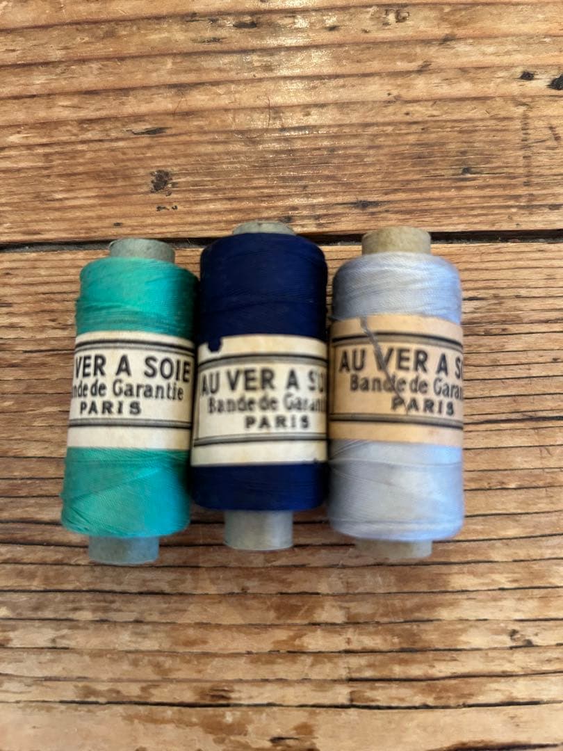 フランス蚤の市購入アンティーク糸13点セット - メルカリ