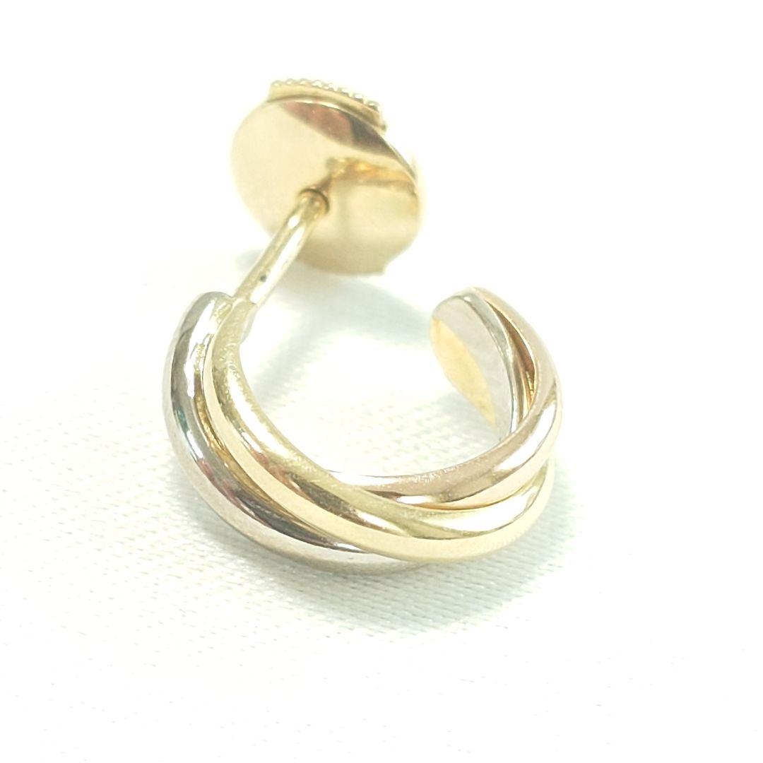 新品仕上げ】カルティエ トリニティ フープ ピアス 片耳用 6591