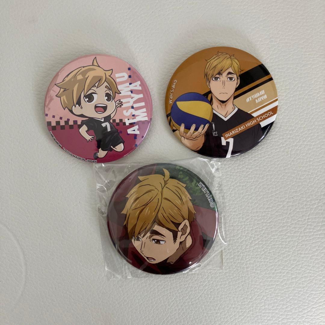 ハイキュー 宮 侑 缶バッジ - メルカリ