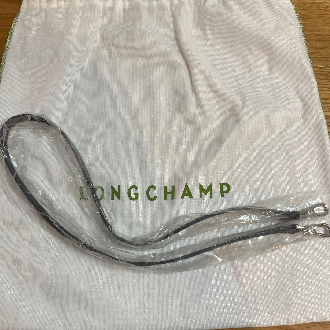 週末限定価格】ロンシャン ロゾ ブラック レザー ショルダーストラップ