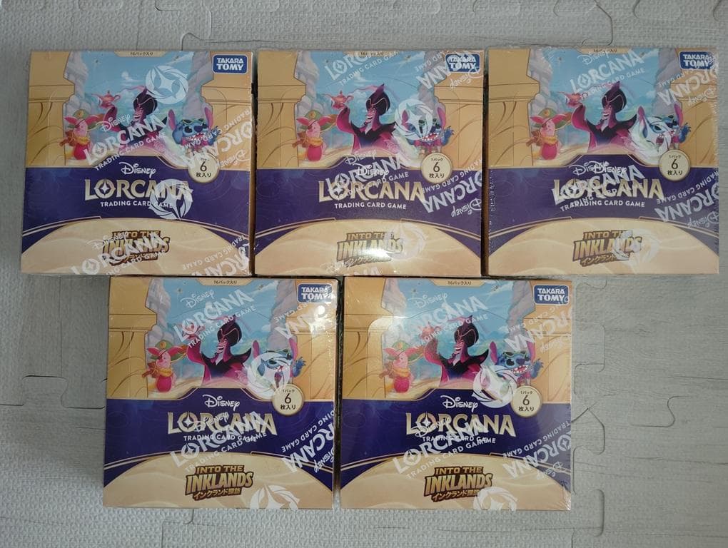 ディズニー ロルカナ インクランド探訪 5box Disney Lorcana - メルカリ